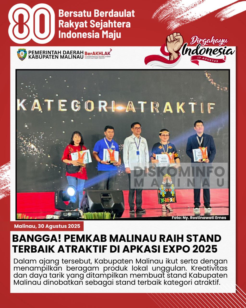 bangga-pemkab-malinau-raih-stand-terbaik-atraktif-di-apkasi-expo-2025