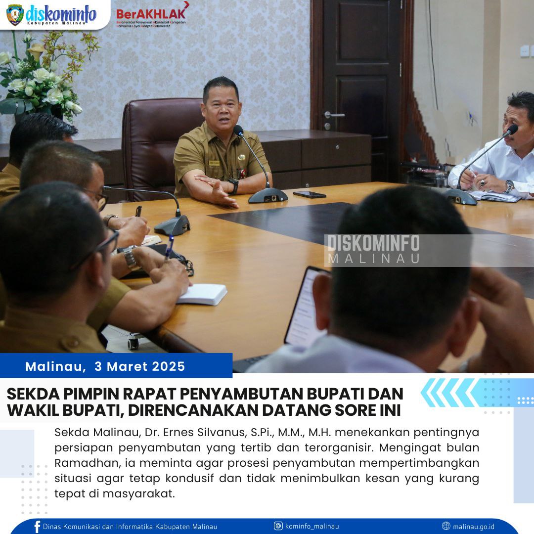 sekda-pimpin-rapat-penyambutan-bupati-dan-wakil-bupati--direncanakan-datang-sore-ini