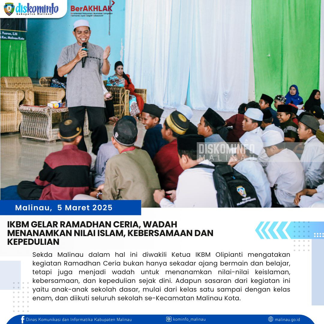 ikbm-gelar-ramadhan-ceria--wadah-menanamkan-nilai-islam--kebersamaan-dan-kepedulian