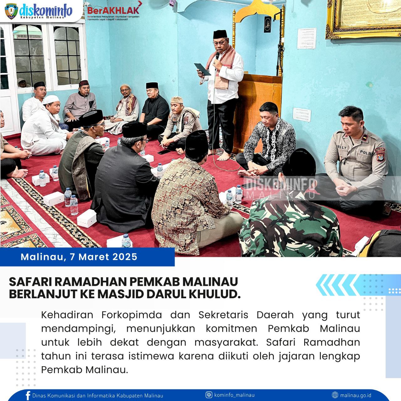 safari-ramadhan-pemkab-malinau-berlanjut-ke-masjid-darul-khulud