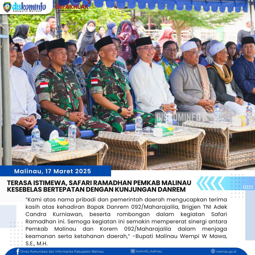 terasa-istimewa--safari-ramadhan-pemkab-malinau-seiringan-kunjungan-danrem