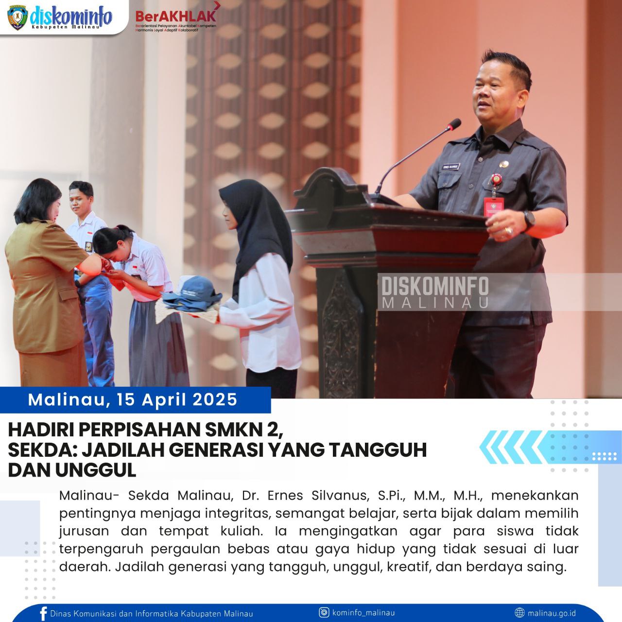 hadiri-perpisahan-smkn-2--sekda:-jadilah-generasi-yang-tangguh-dan-unggul