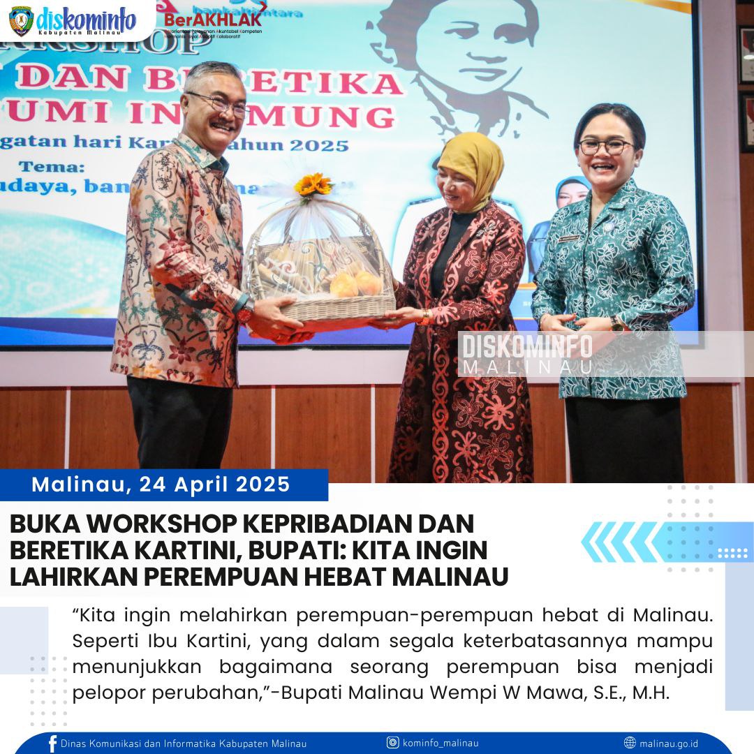 buka-workshop-kepribadian-dan-beretika-kartini--bupati:-kita-ingin-lahirkan-perempuan-hebat-malinau