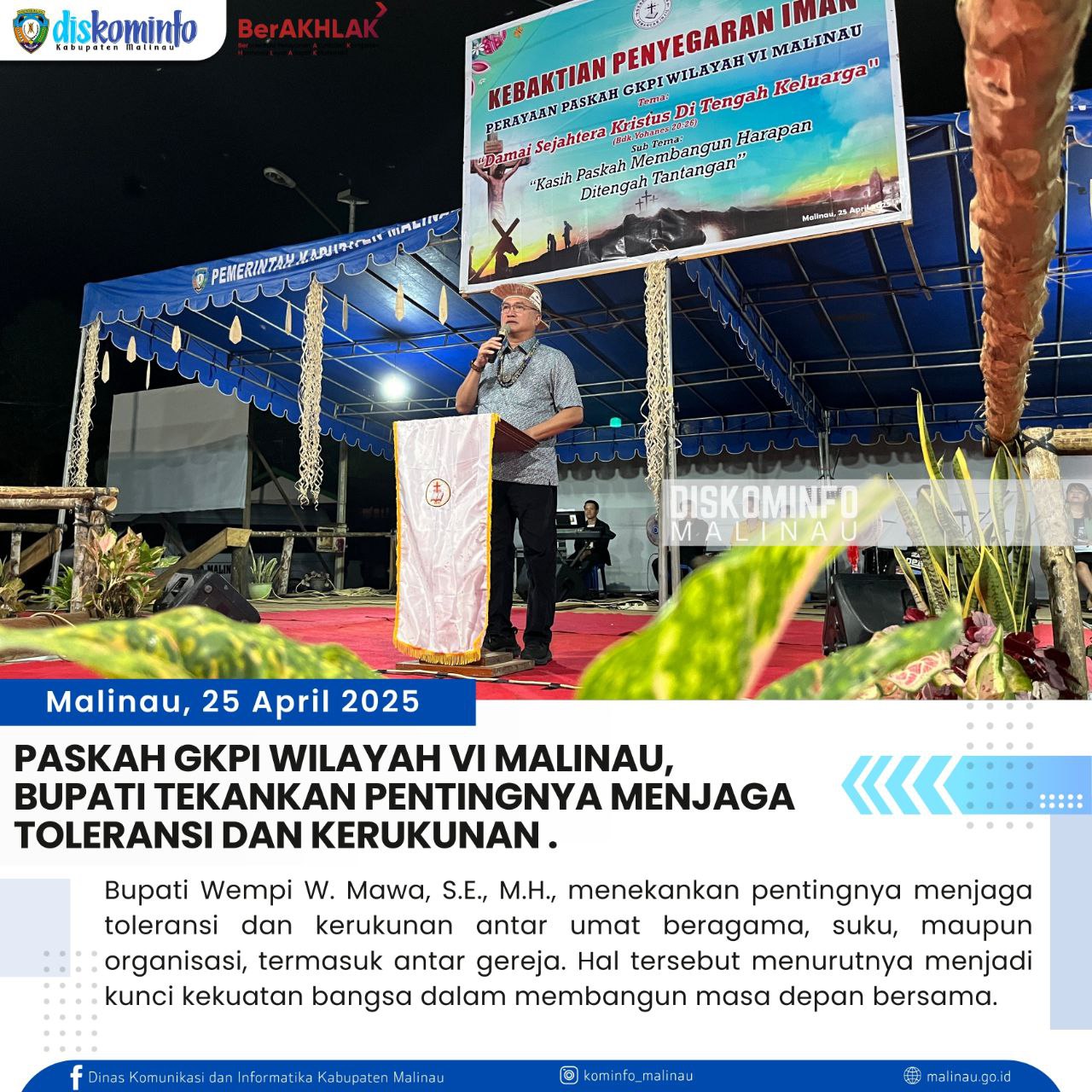 paskah-gkpi-wilayah-vi-malinau--bupati-tekankan-pentingnya-menjaga-toleransi-dan-kerukunan