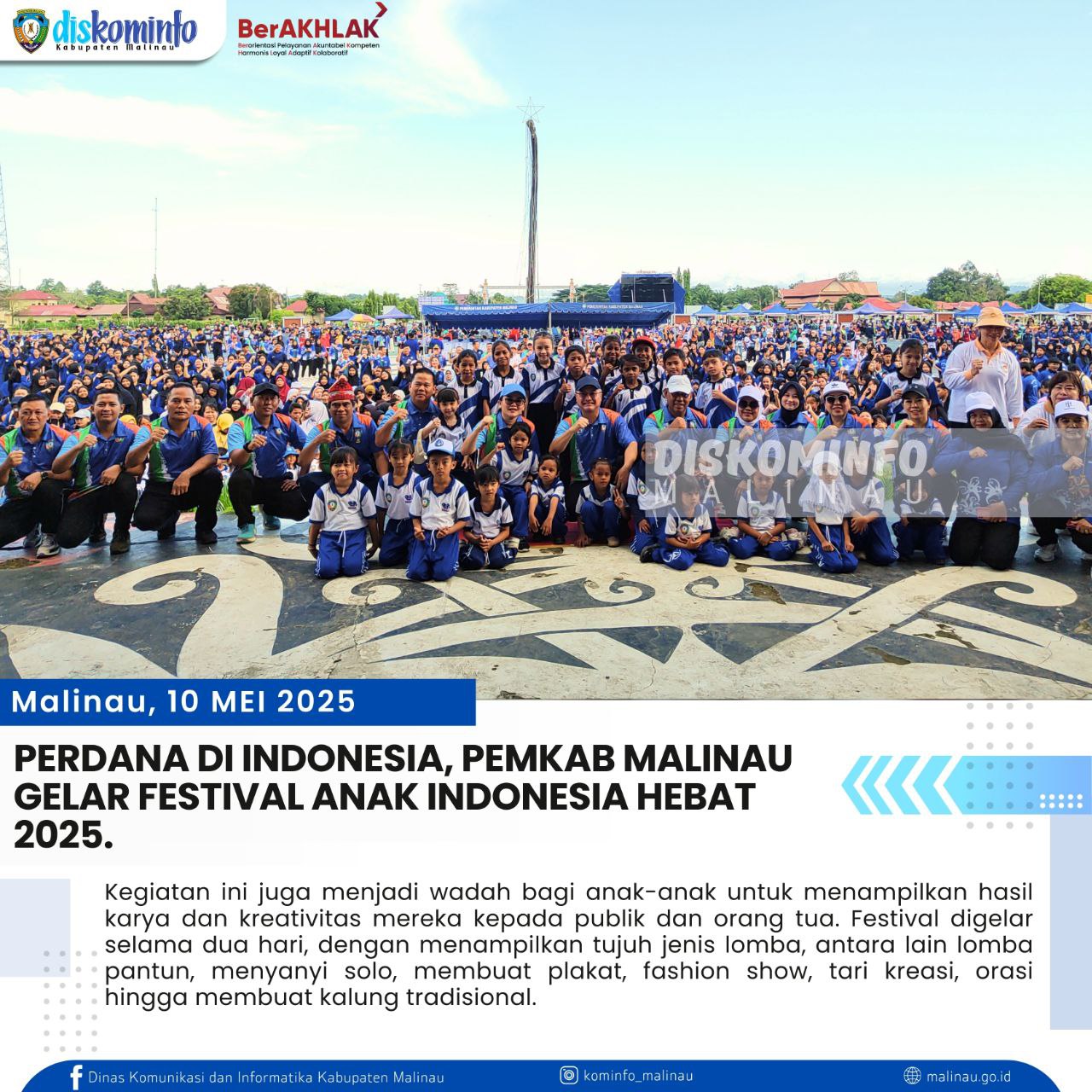 perdana-di-indonesia--pemkab-malinau-gelar-festival-anak-indonesia-hebat-2025