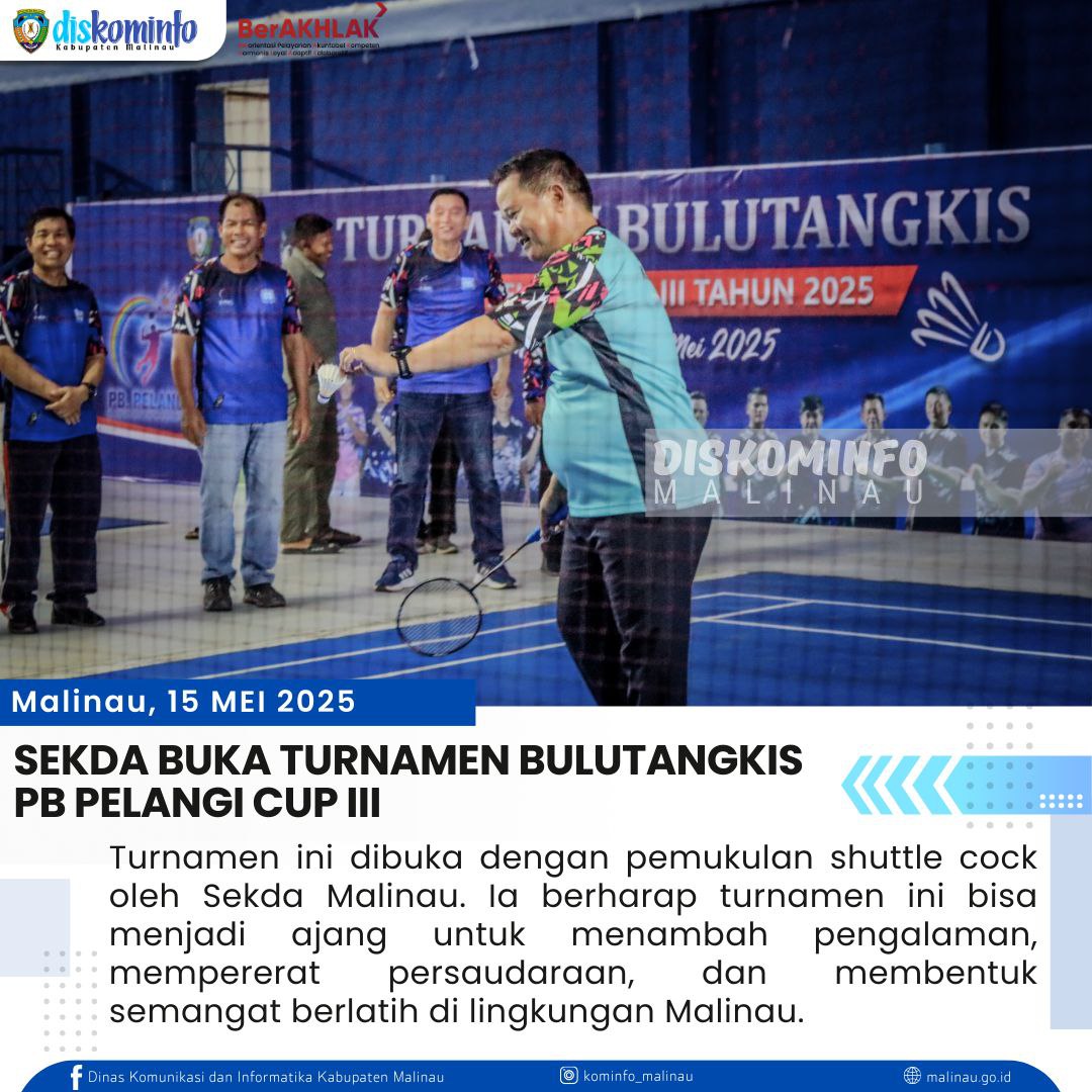sekda-buka-turnamen-bulutangkis-pb-pelangi-cup-iii