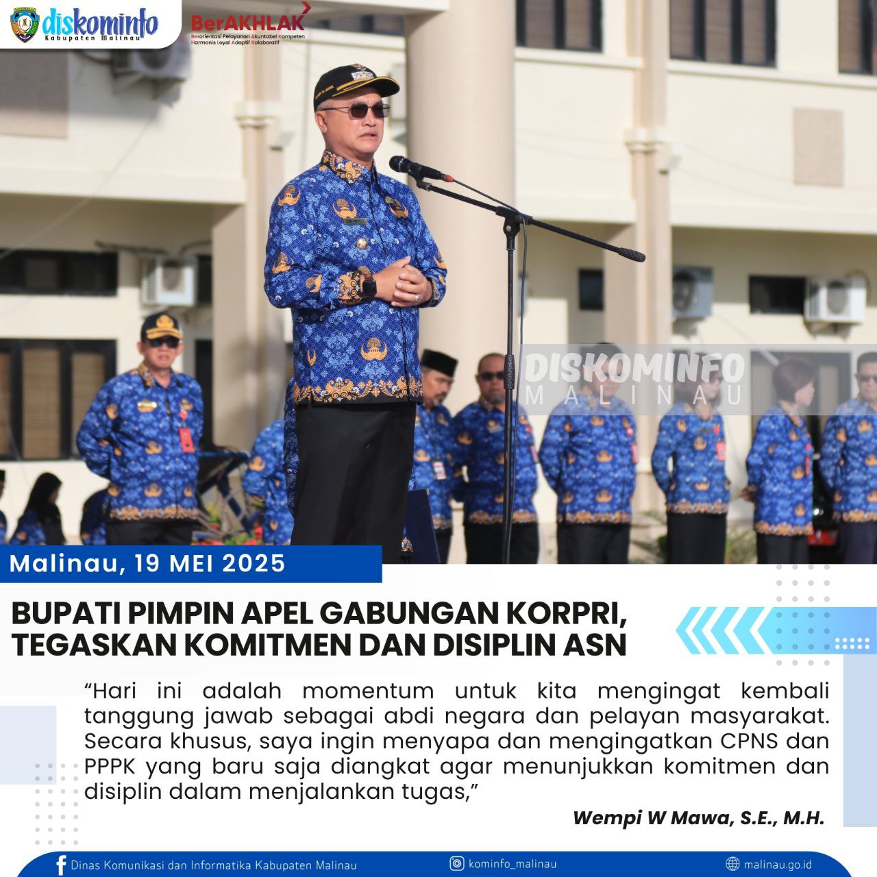 bupati-pimpin-apel-gabungan-korpri--tegaskan-komitmen-dan-disiplin-asn