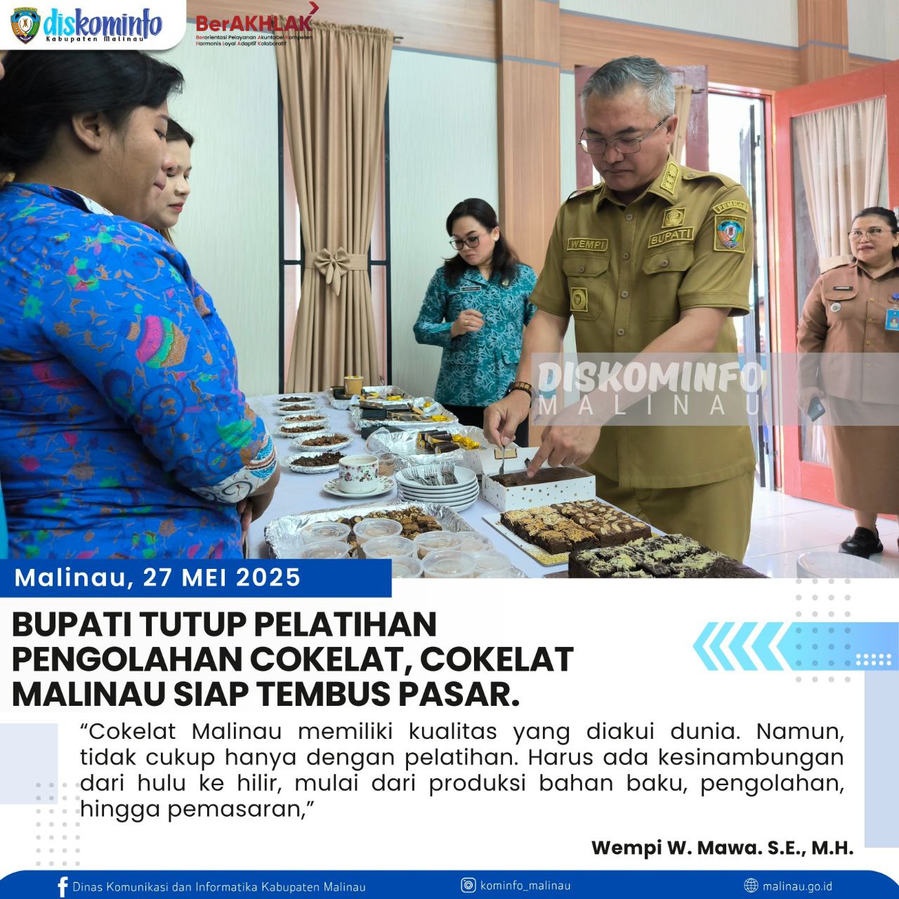 bupati-tutup-pelatihan-pengolahan-cokelat--cokelat-malinau-siap-tembus-pasar