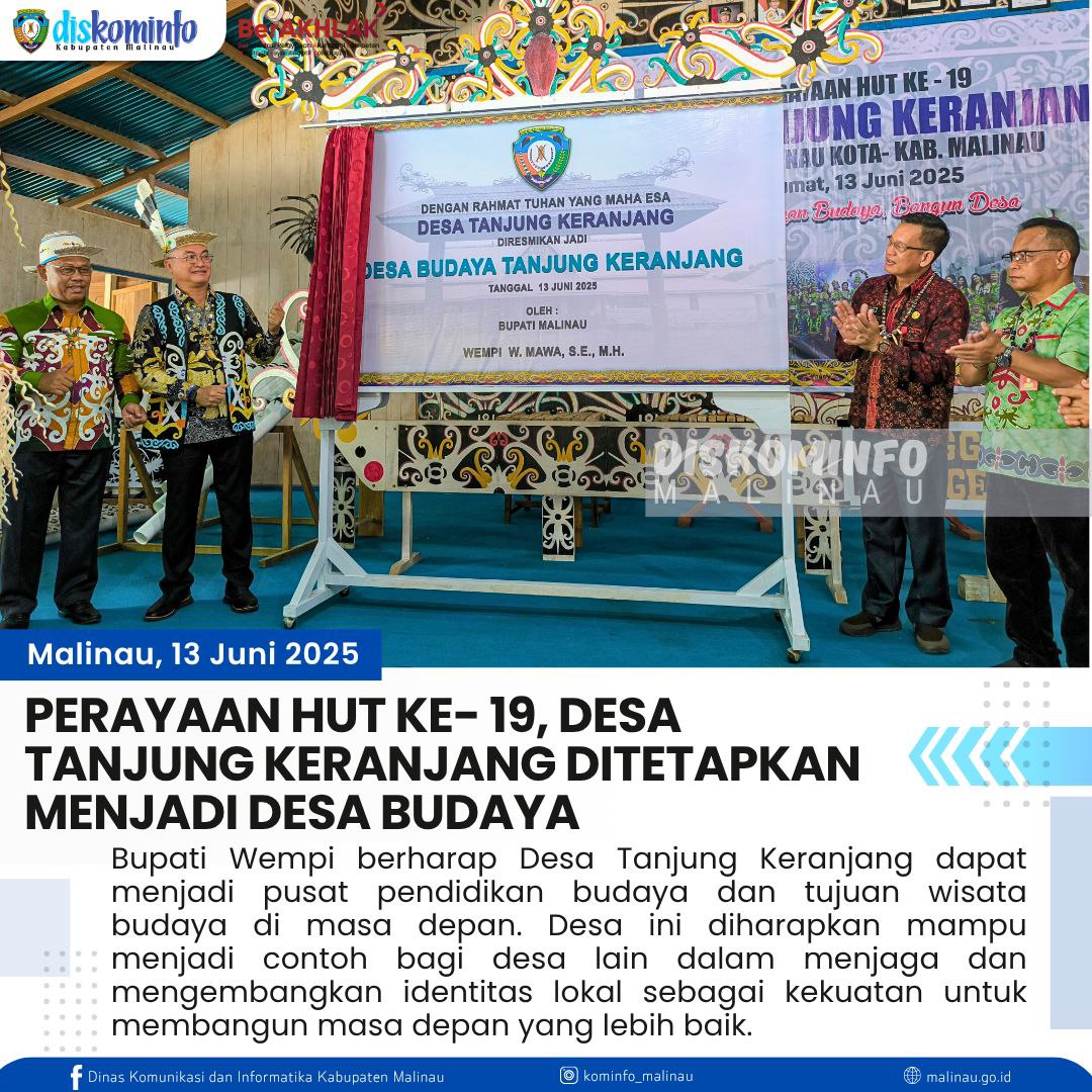 perayaan-hut-ke--19--desa-tanjung-keranjang-resmi-sebagai-desa-budaya