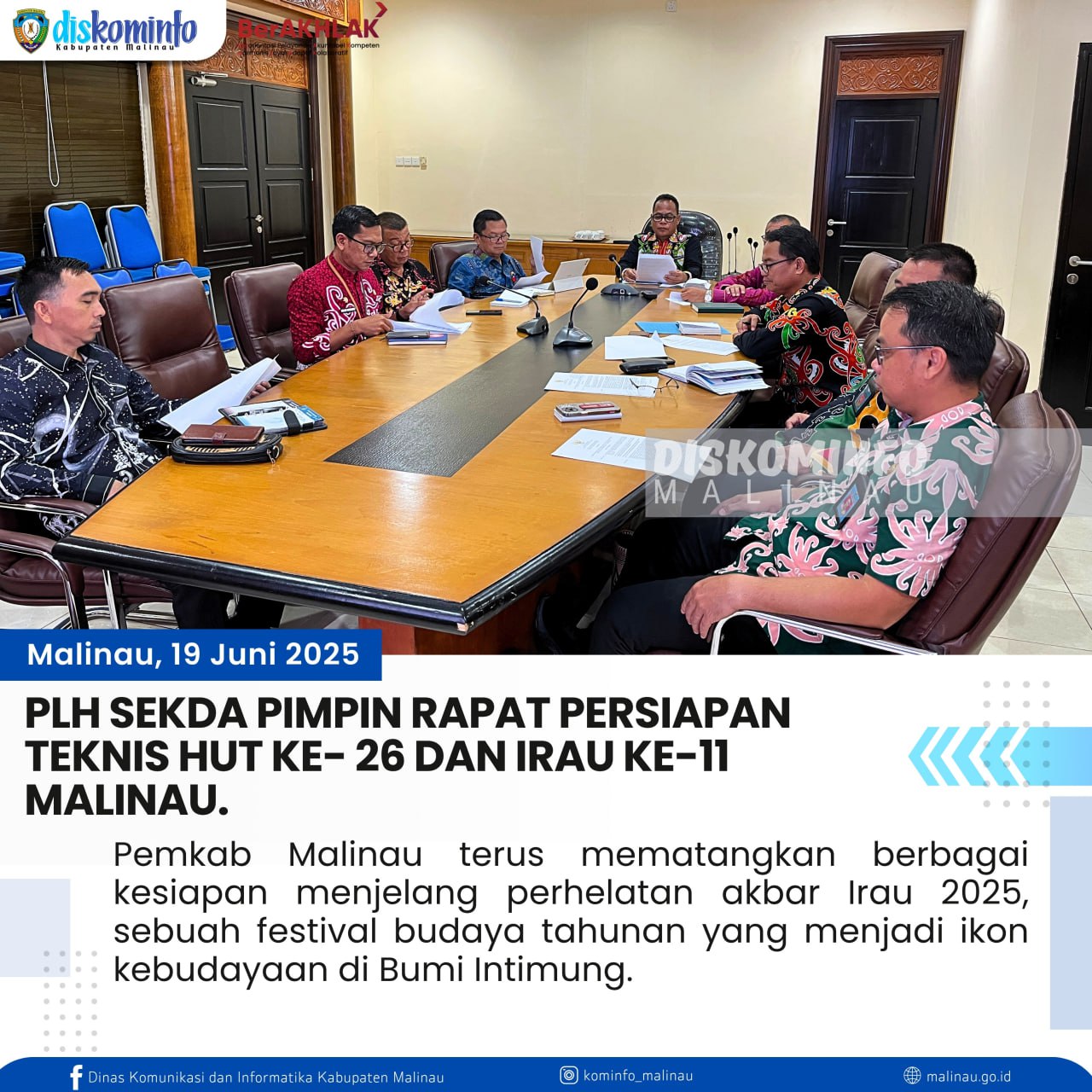 plh-sekda-pimpin-rapat-persiapan-teknis-hut-ke--26-dan-irau-ke-11-malinau