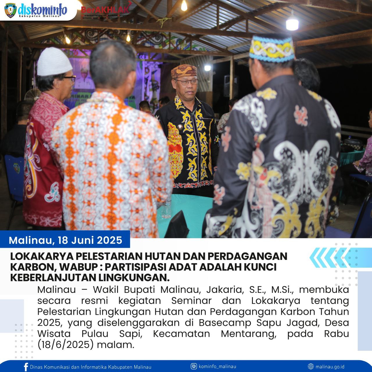 lokakarya-pelestarian-hutan-dan-perdagangan-karbon--wabup-:-partisipasi-adat-adalah-kunci-keberlanjutan-lingkungan