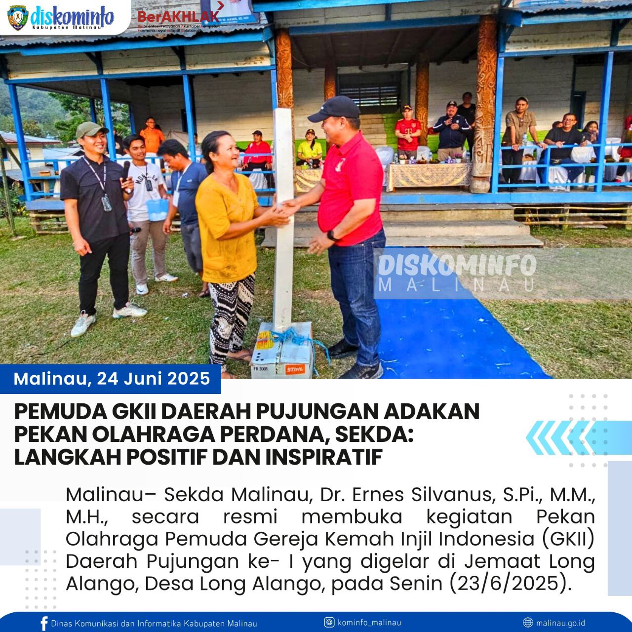 pemuda-gkii-daerah-pujungan-adakan-pekan-olahraga-perdana--sekda:-langkah-positif-dan-inspiratif