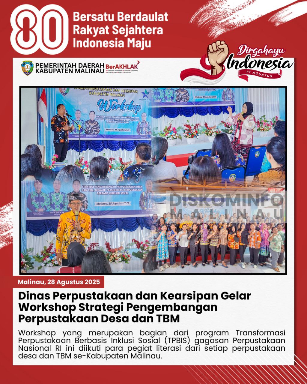 dinas-perpustakaan-dan-kearsipan-gelar-workshop-strategi-pengembangan-perpustakaan-desa-dan-tbm